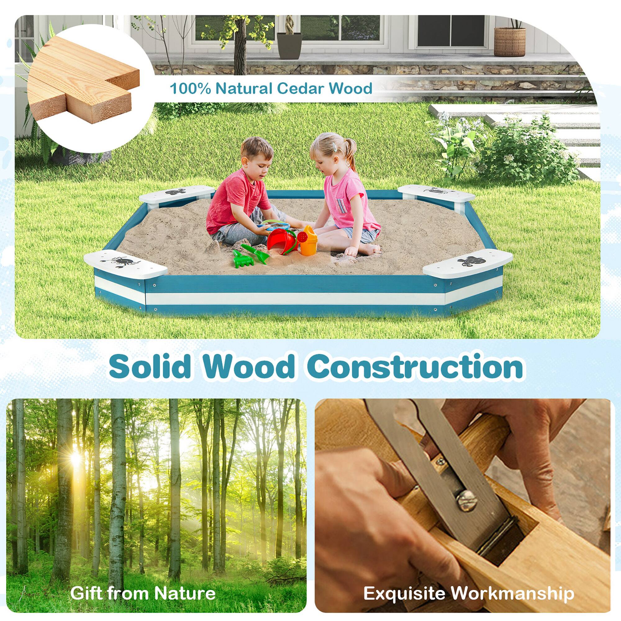 100% Natural Cedar Wood  
Solid Wood Construction  
Gift from Nature  
Exquisite Workmanship