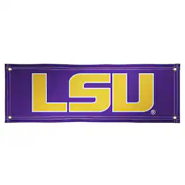 Victory Corps - LSU Tigers 2' x 6' Vinyl Banner - Purple