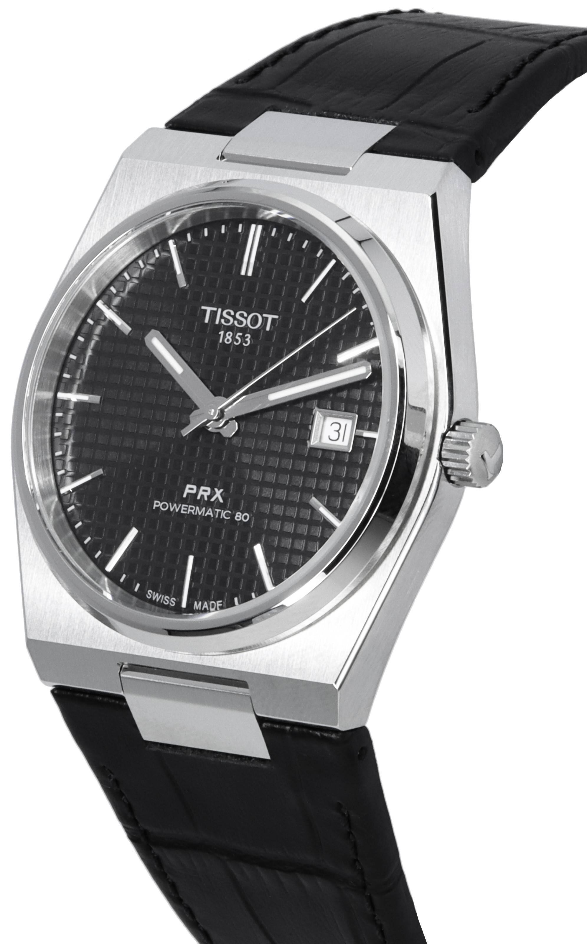 TISSOT 1853  
PRX POWERMATIC 80  
SWISS MADE