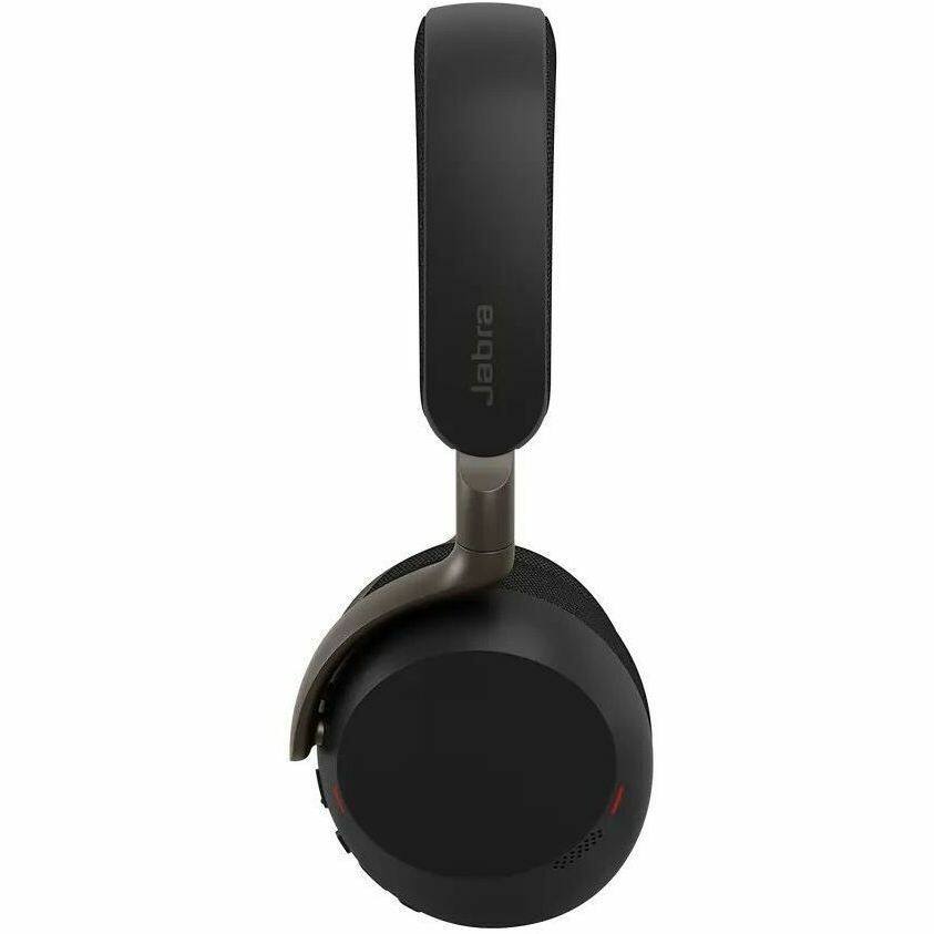 Alt View 8. Jabra - Jabra Evolve3 75 Headset - Stereo - Wireless - Bluetooth - 98.4 ft - 35 Ohm - 20 Hz to 20 kHz - Over-the-head, On-ear - Black.
