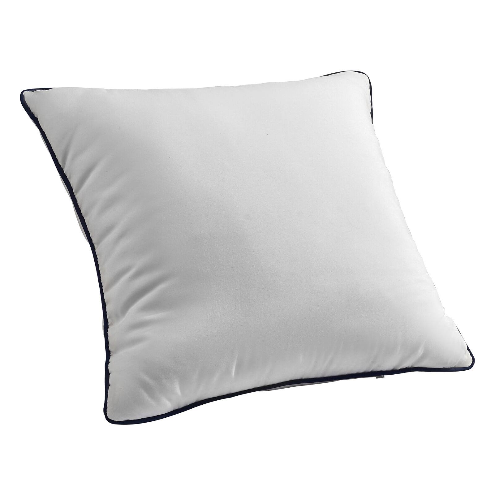 Alt View 5. VEVOR - 20 x 20 in Throw Pillow Inserts, Set of 2, Firm and Fluffy Decorative Down Alternative Pillows with Polyester Fiber - White.