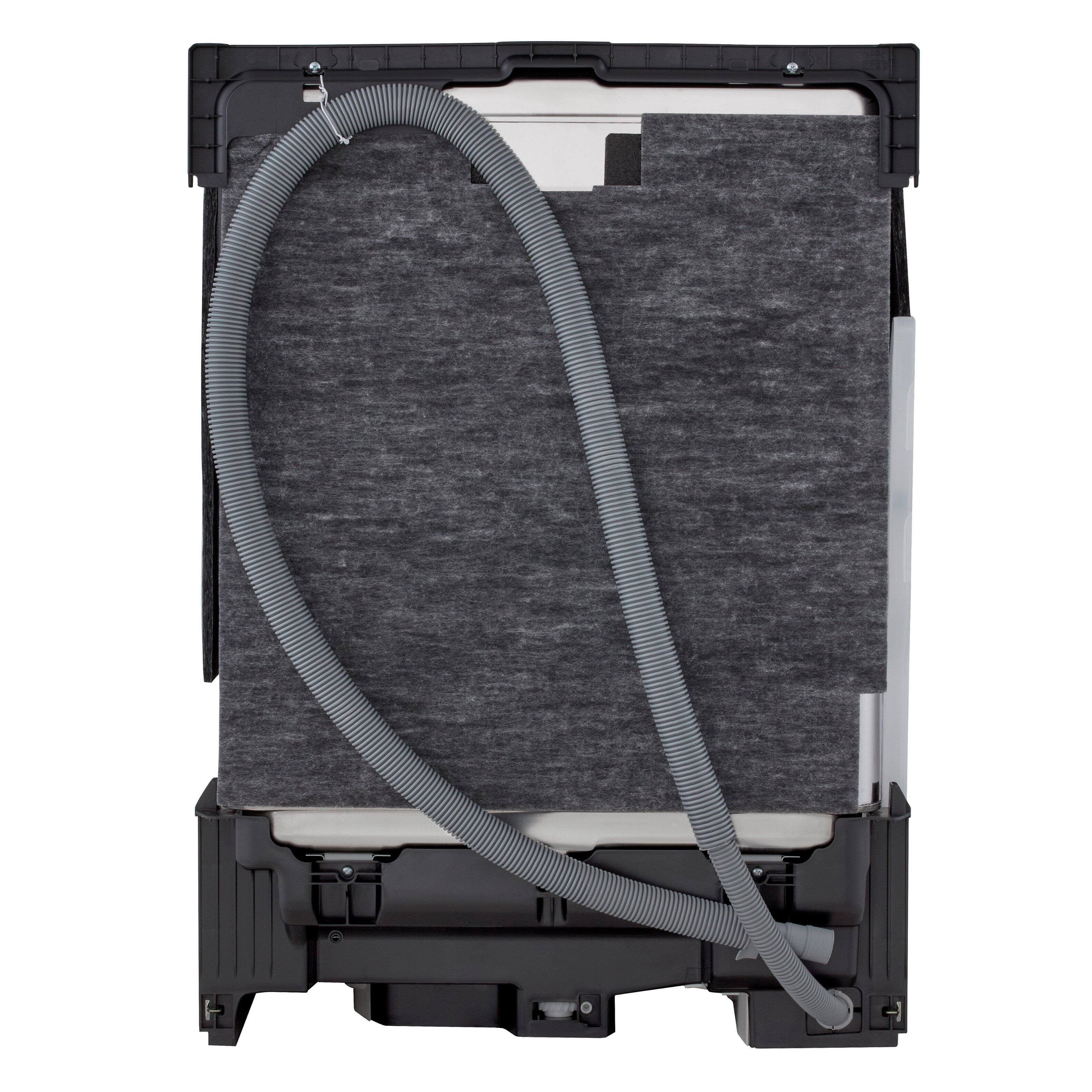 Alt View 24. LG - 24" Top Control Smart Built-In Stainless Steel Tub Dishwasher with 3rd Rack, QuadWash Pro, and 46dB - Stainless Steel.