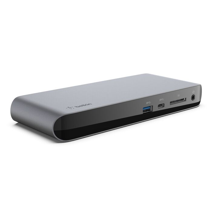 Back. Belkin - Thunderbolt 3 Dock Pro - Space Gray.
