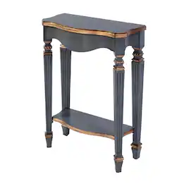 Butler Specialty - Cheshire 22 in. W Rectangular Wood Ballerina Console Table with Open Shelf - Pastel Blue