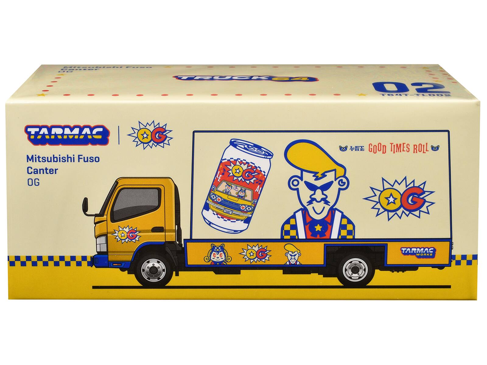TRUCKEY  
02 TB4T-TLOOD  
TARMAC Mitsubishi Fuso Canter OG  
LET GOOD TIMES ROLL  
TARMAC WORKS