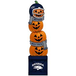 Fan Creations - Nevada Wolf Pack 31" Stacked Pumpkin Leaner - Multicolor