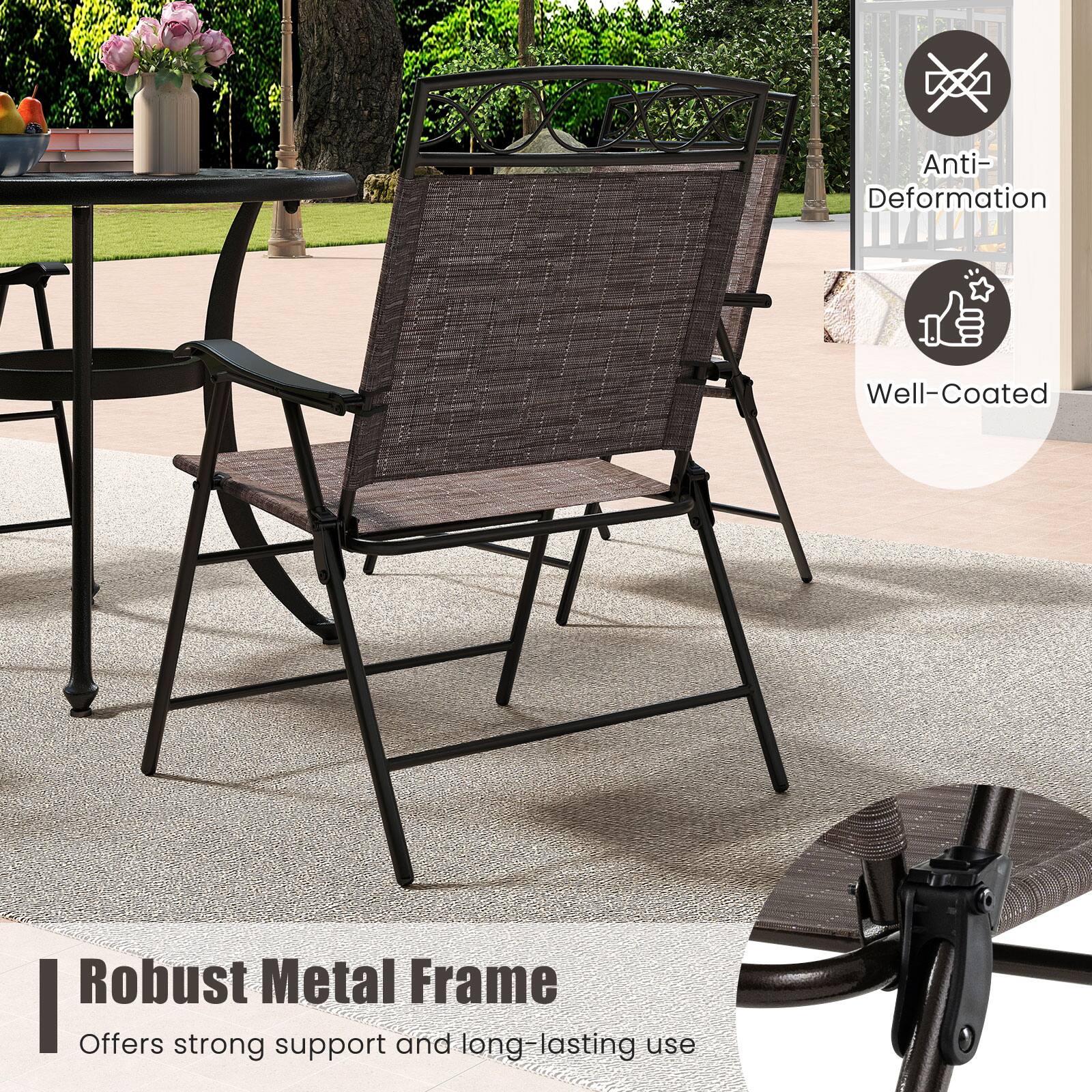 Anti-Deformation  
Well-Coated  
Robust Metal Frame  
Offers strong support and long-lasting use