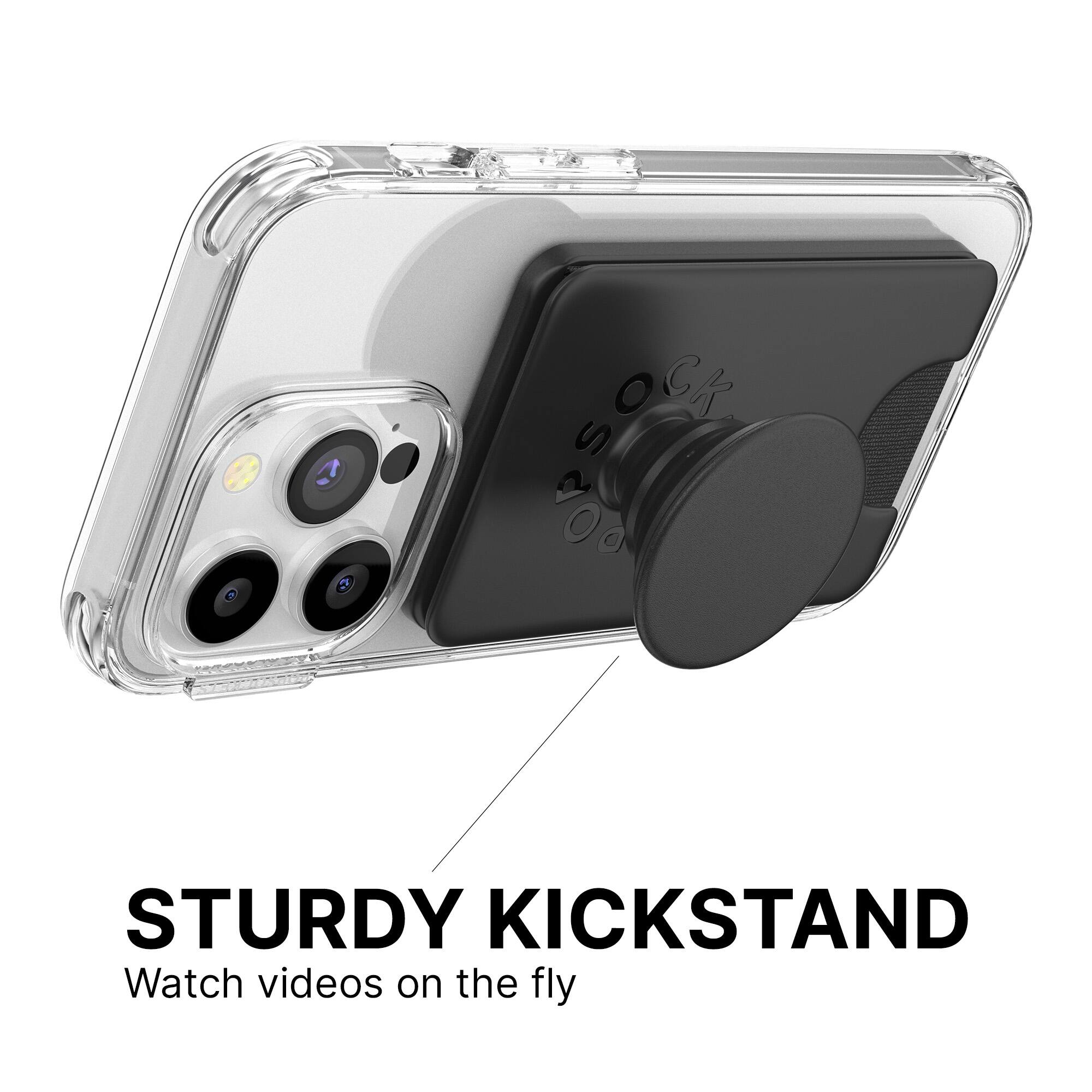 CK C : STURDY KICKSTAND Watch videos on the fly
