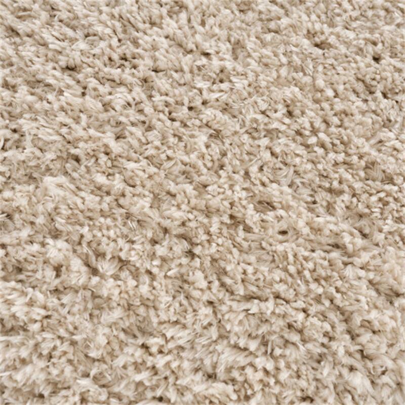 Alt View 4. HTUTWOO - Polyester Shag Area Rug - Cream 4x6, Machine Woven Plush Rug, High Pile 0.75", Soft Pile for High-Traffic Areas - Cream.