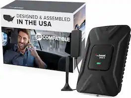 weBoost - Drive X Vehicle Cell Phone Signal Booster for Car, Truck, Van, or SUV, Boosts 5G & 4G LTE for All U.S. Carriers - Black