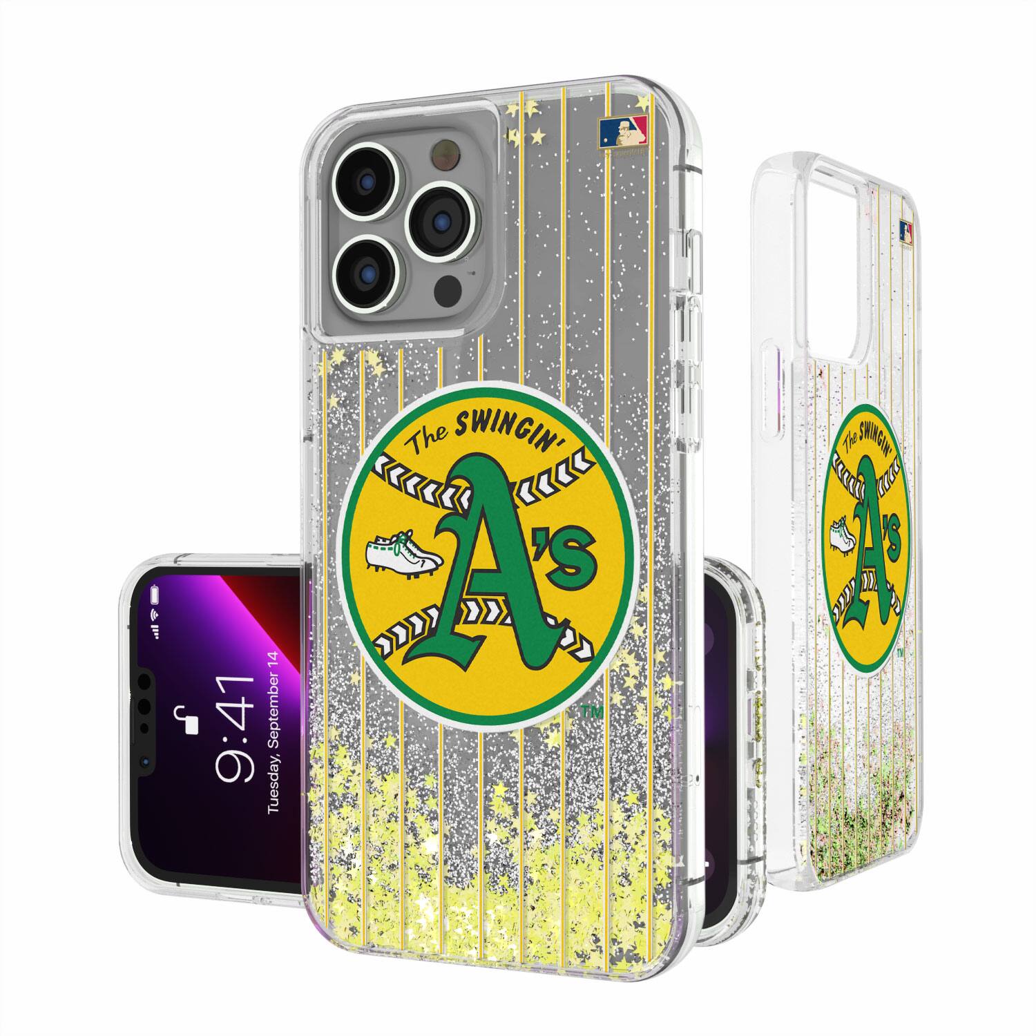Keyscaper - MLB - Athletics 1971-1981 Cooperstown Pinstripe iPhone Glitter Case - 13 Pro Max - Multicolor price history on PriceWatchPro