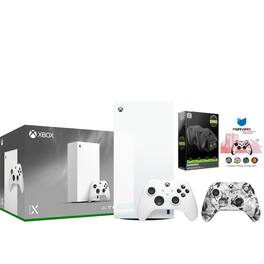 Xbox Series X 1TB Digital Console with Extra Controller, Charge Dock and MightySkins Code Bundle