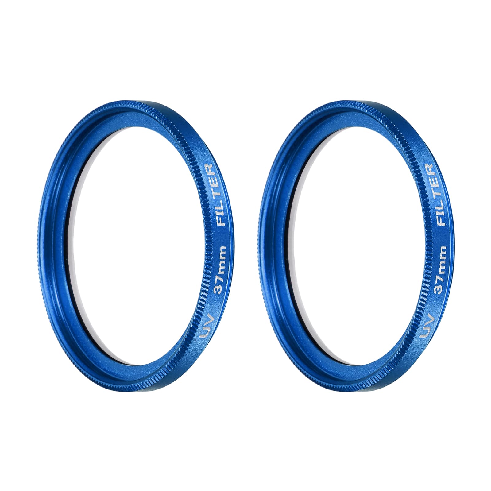 Unique Bargains - 37mm Ultra Slim Lens Filter 2pcs, Multi Coating Aluminum Circular Screw-in Protection for Photography