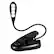Front. Kitcheniva - Battery Clip-On LED Reading Light Flexible Lamp - Black.
