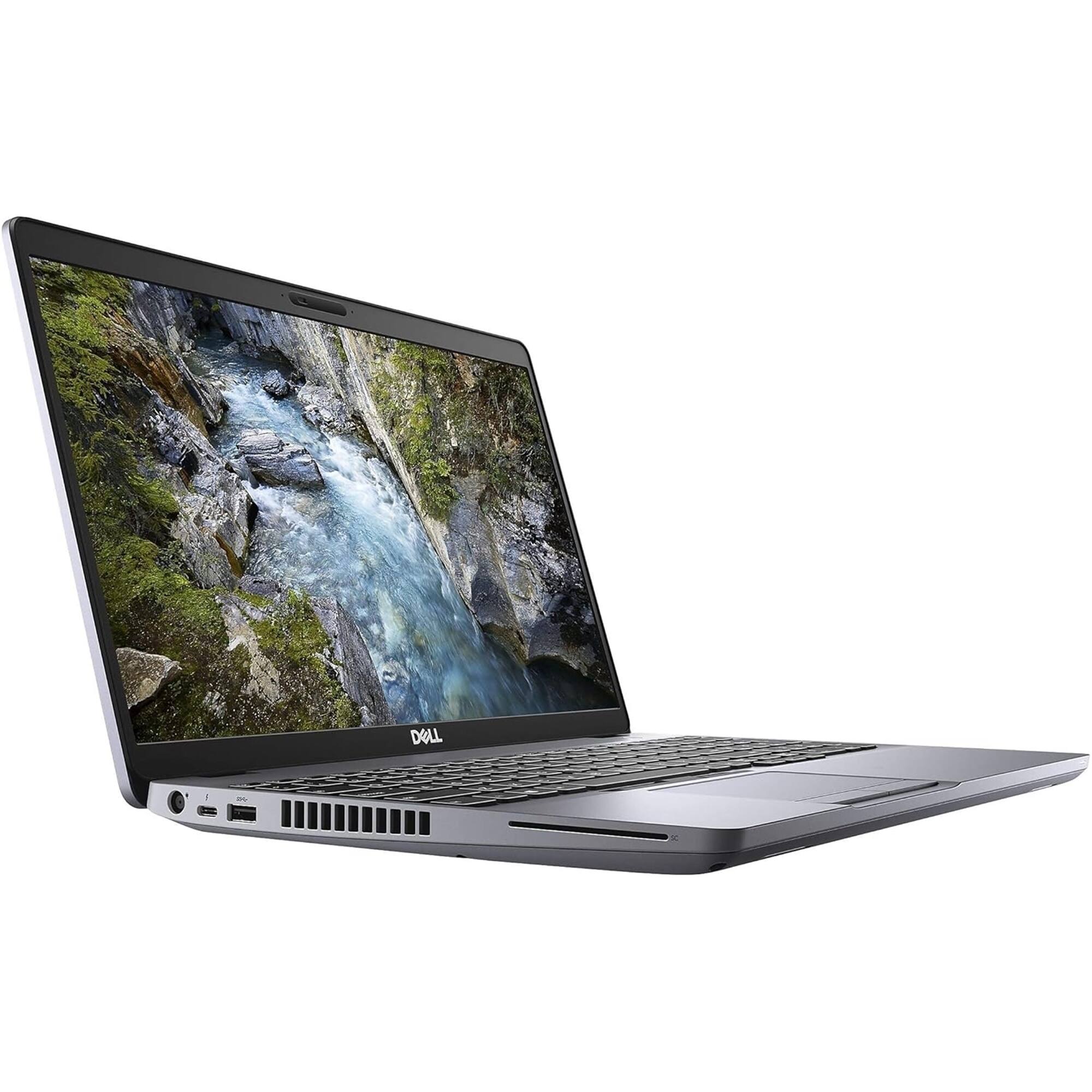 Left. Dell - Precision 3551 15.6" 32GB 512GB SSD Core™ i7-10850H 2.7GHz WIN11P, Grey - Gray.