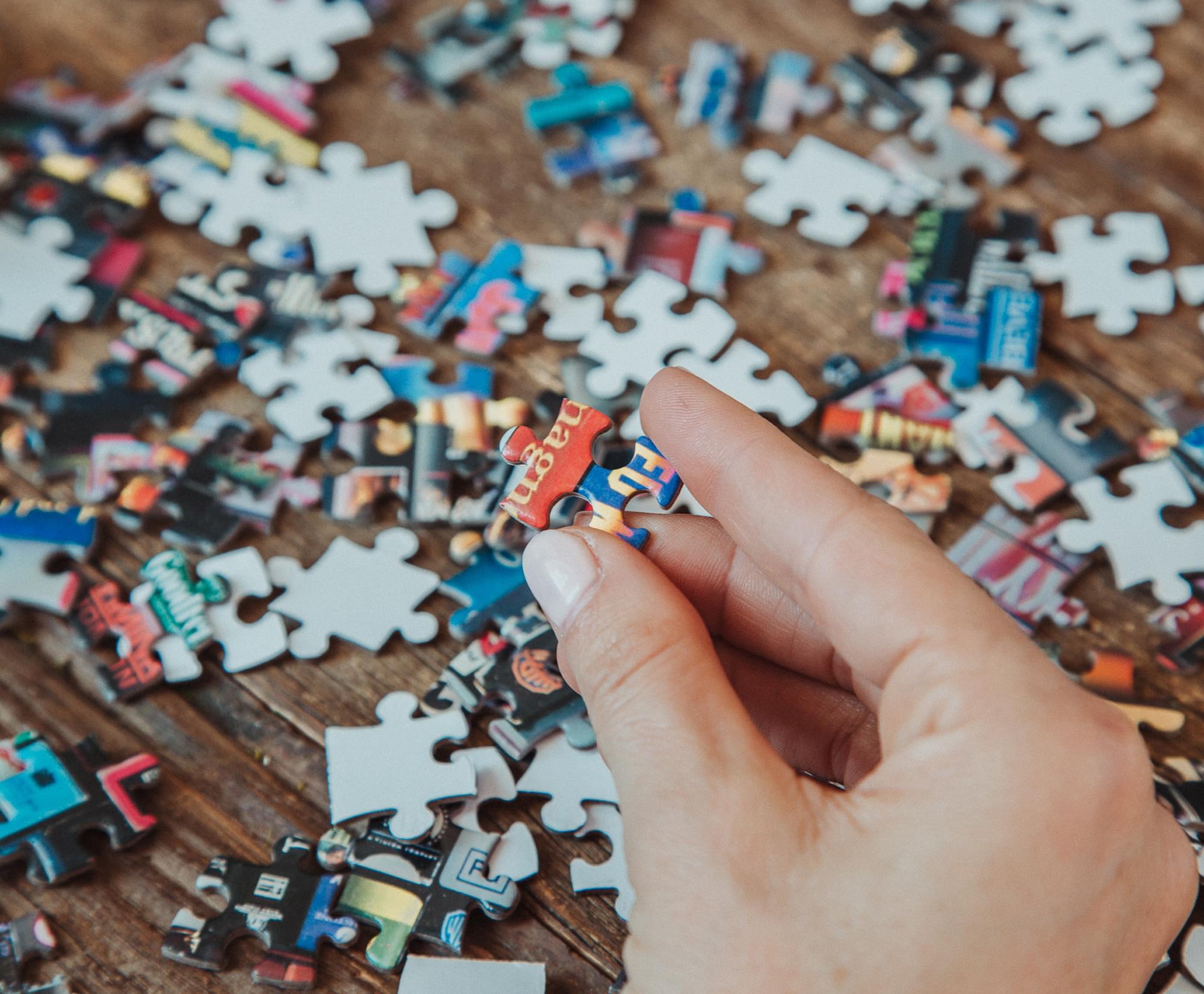 Alt View 4. Toynk - Blockbuster Era 1000-Piece Jigsaw Puzzle | Toynk Exclusive - Multi-Color.