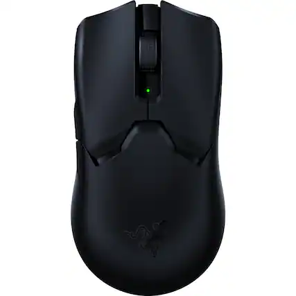 Front. Razer - Viper V2 Pro Lightweight Wireless Optical Gaming Mouse with 80 Hour Battery Life - Black.