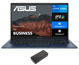 ASUS - Vivobook 14 Laptop 14.0 FHD (Intel i7-1355U, 16GB DDR4, 1TB PCIe SSD, Intel Iris Xe, Win 11 Pro) - Quiet Blue