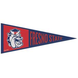 WinCraft - Fresno State Bulldogs 13" x 32" Retro Logo Wool Pennant - Multicolor