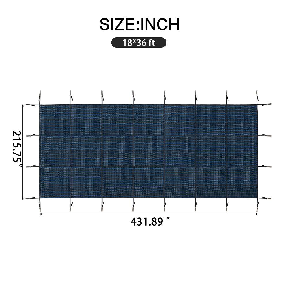 SIZE: INCH  
18*36 ft  
215.75"  
431.89"