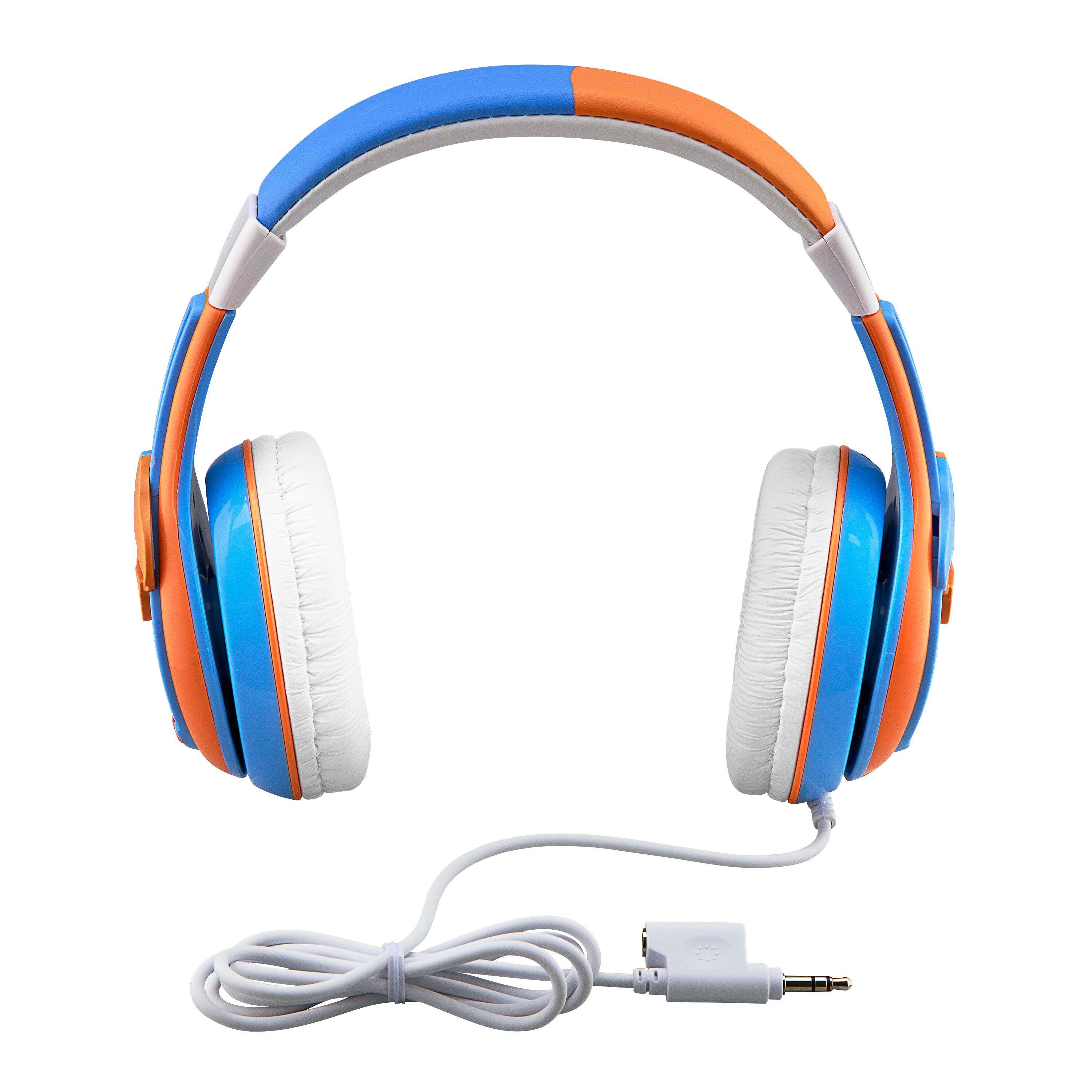 Left. eKids - eKids Blippi Wired Headphones for Kids, Children’s Headphones for School, Home, or Travel - Multicolor.
