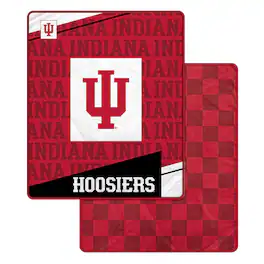 Pegasus - Indiana Hoosiers 60" x 70" Diagonal Ghost Checkered Double-Sided Blanket - Multicolor