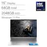 HP - Upgraded - ProBook 460 G11 16" FHD+ Business AI PC Laptop - Intel Core Ultra 7 - 64GB MRA - 2TB Memory - Windows 11 Pro - Silver