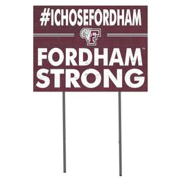Jardine - Fordham Rams 18'' x 24'' I Chose Lawn Sign - Maroon