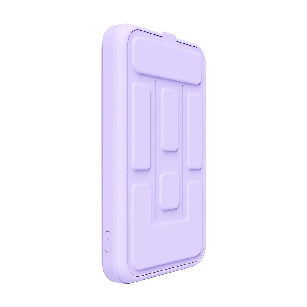 Alt View 1. Luckbyte - 10000mAh Portable Power Bank - 22.5W Super Fast Charging Battery Pack with Digital Display, Lavender Purple.