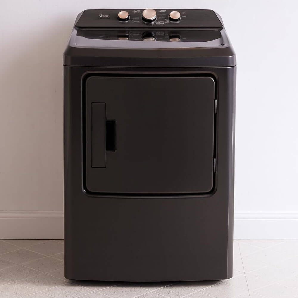 Angle. Midea - Midea MLTW41A1KIT1 Gray Top Load Washer and Dryer Pair MLTW41A1BGPR 4.1 Cu Ft High Efficiency Washer and 6.7 Cu Ft Ele - Black.