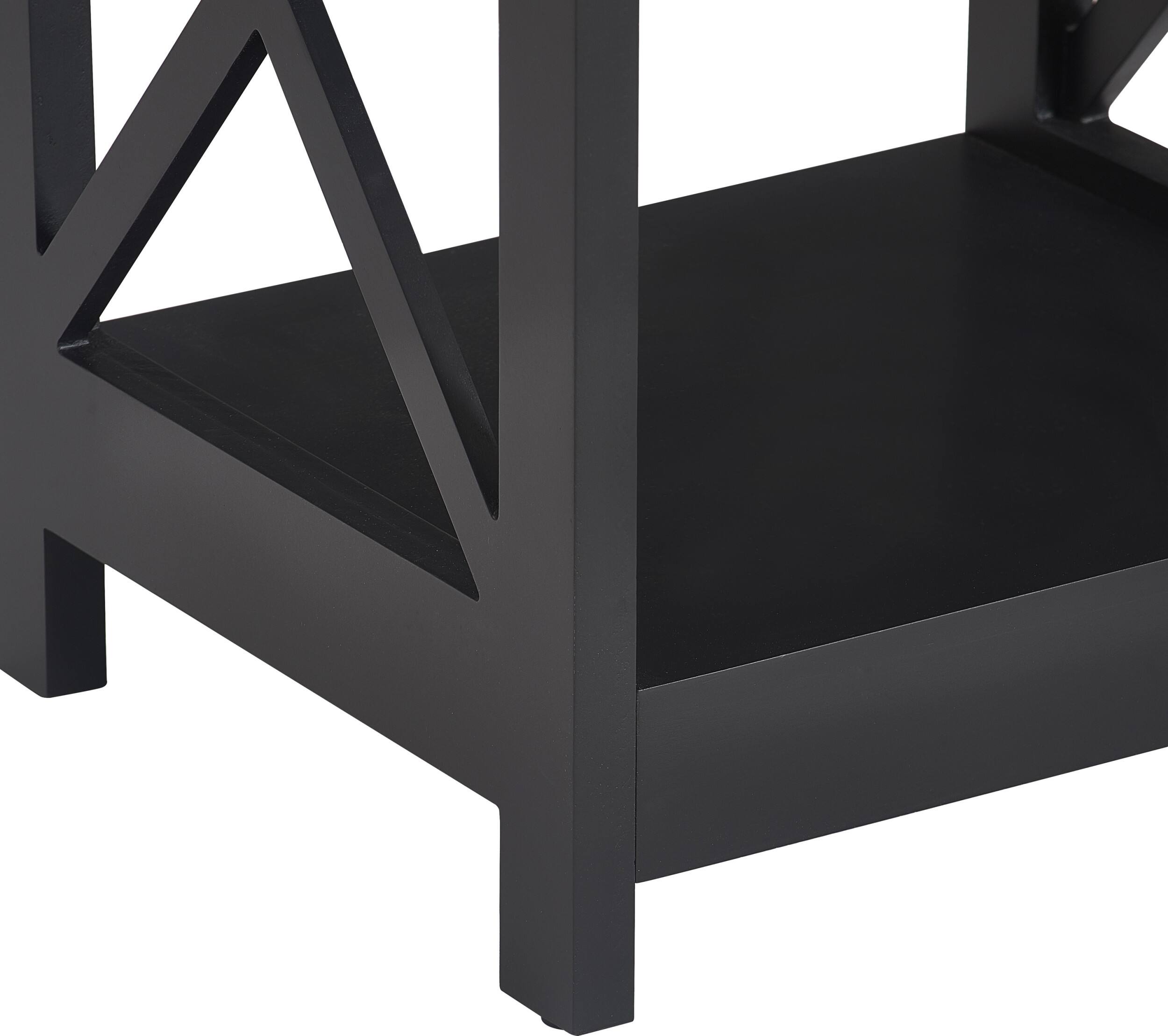 Alt View 13. Serta - Bismarck Side Table - Black.