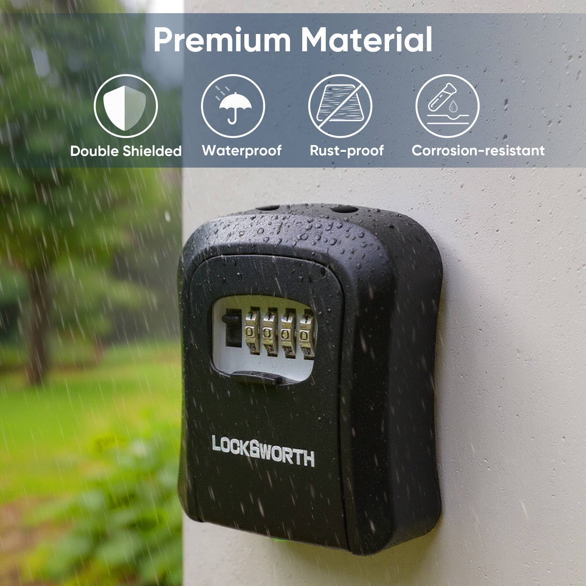 Premium Material Double Shielded Waterproof Rust-proof Corrosion-resistant LOCKSWORTH