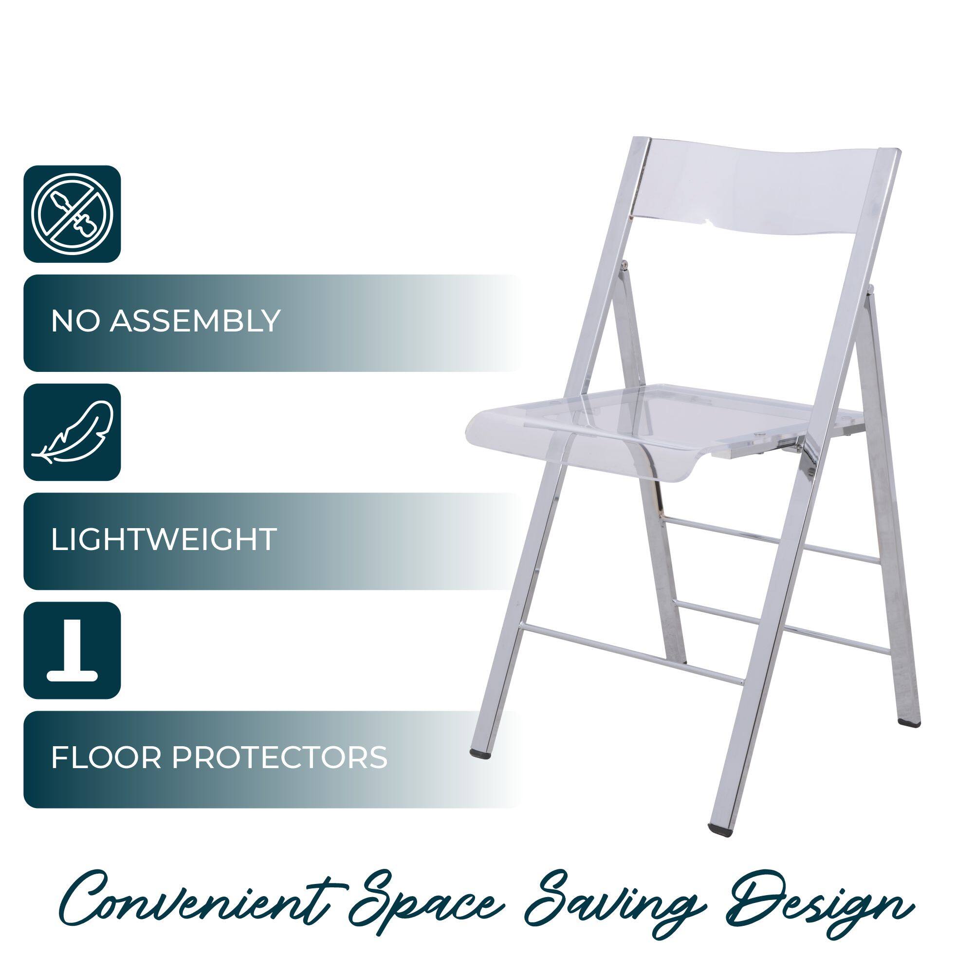 NO ASSEMBLY  
LIGHTWEIGHT  
FLOOR PROTECTORS  
Convenient Space Saving Design
