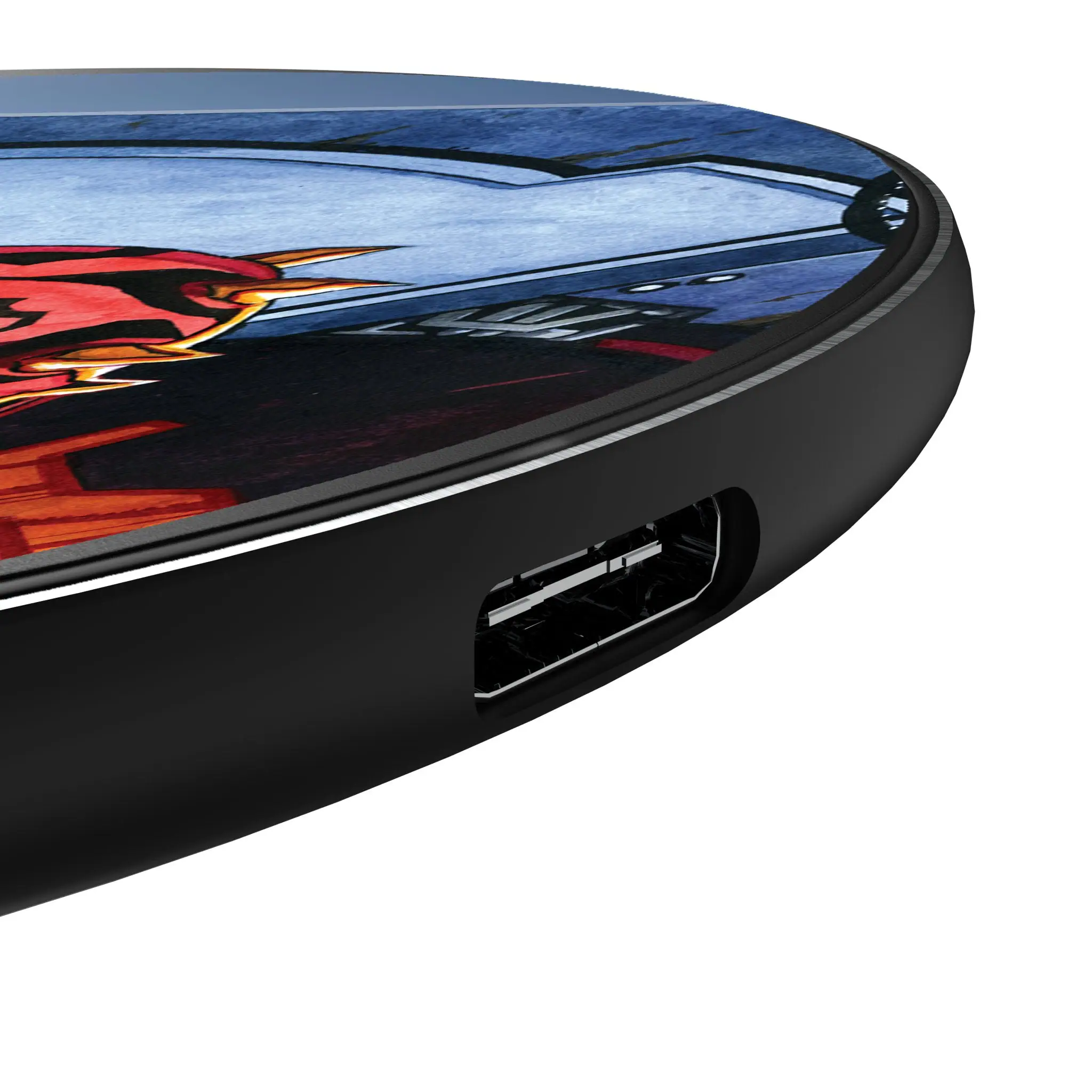 Left. Keyscaper - Star Wars: The Phantom Menace Portrait 15-Watt Wireless Charger - Darth Maul.