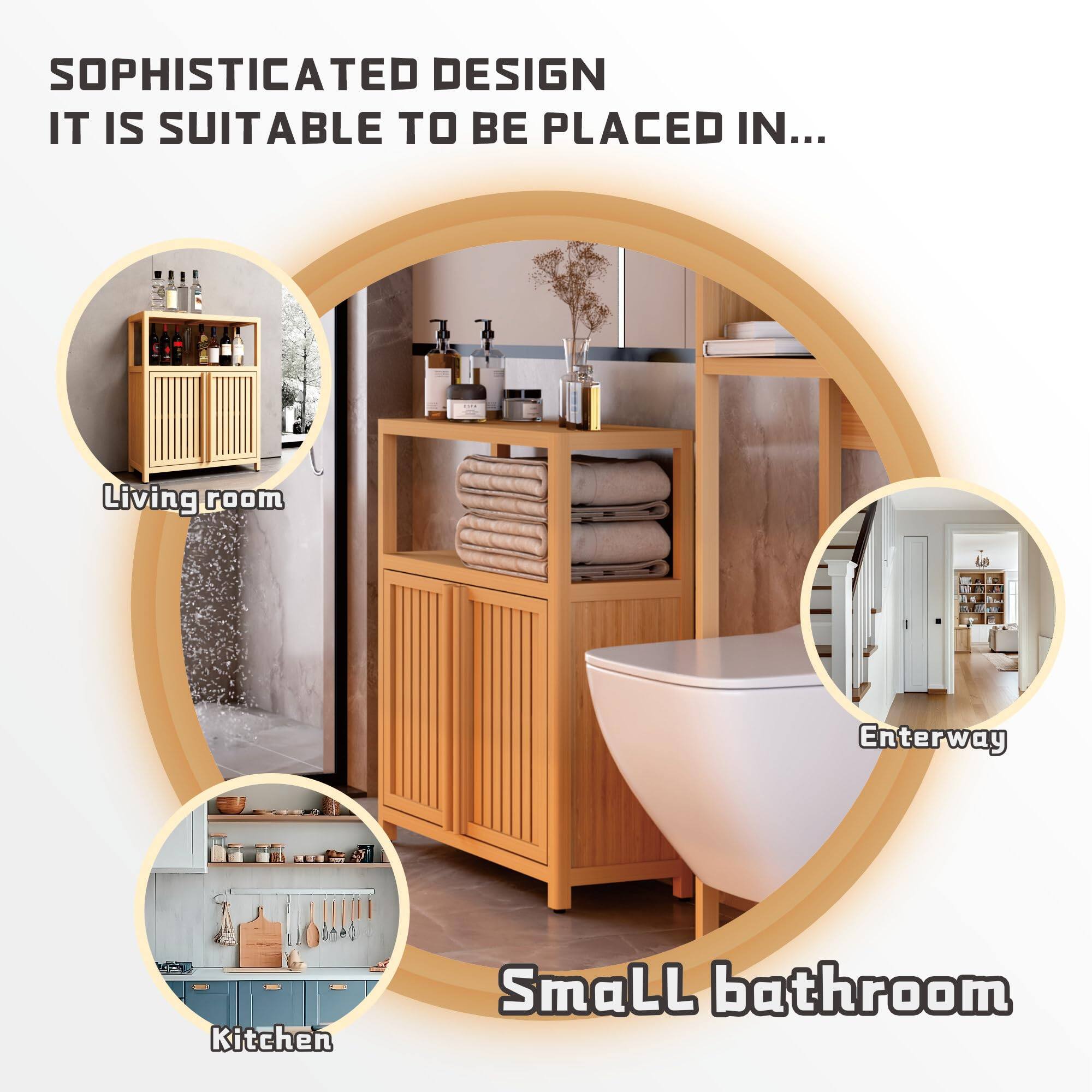 SOPHISTICATED DESIGN  
IT IS SUITABLE TO BE PLACED IN...

- Living room
- Kitchen
- Small bathroom
- Enterway