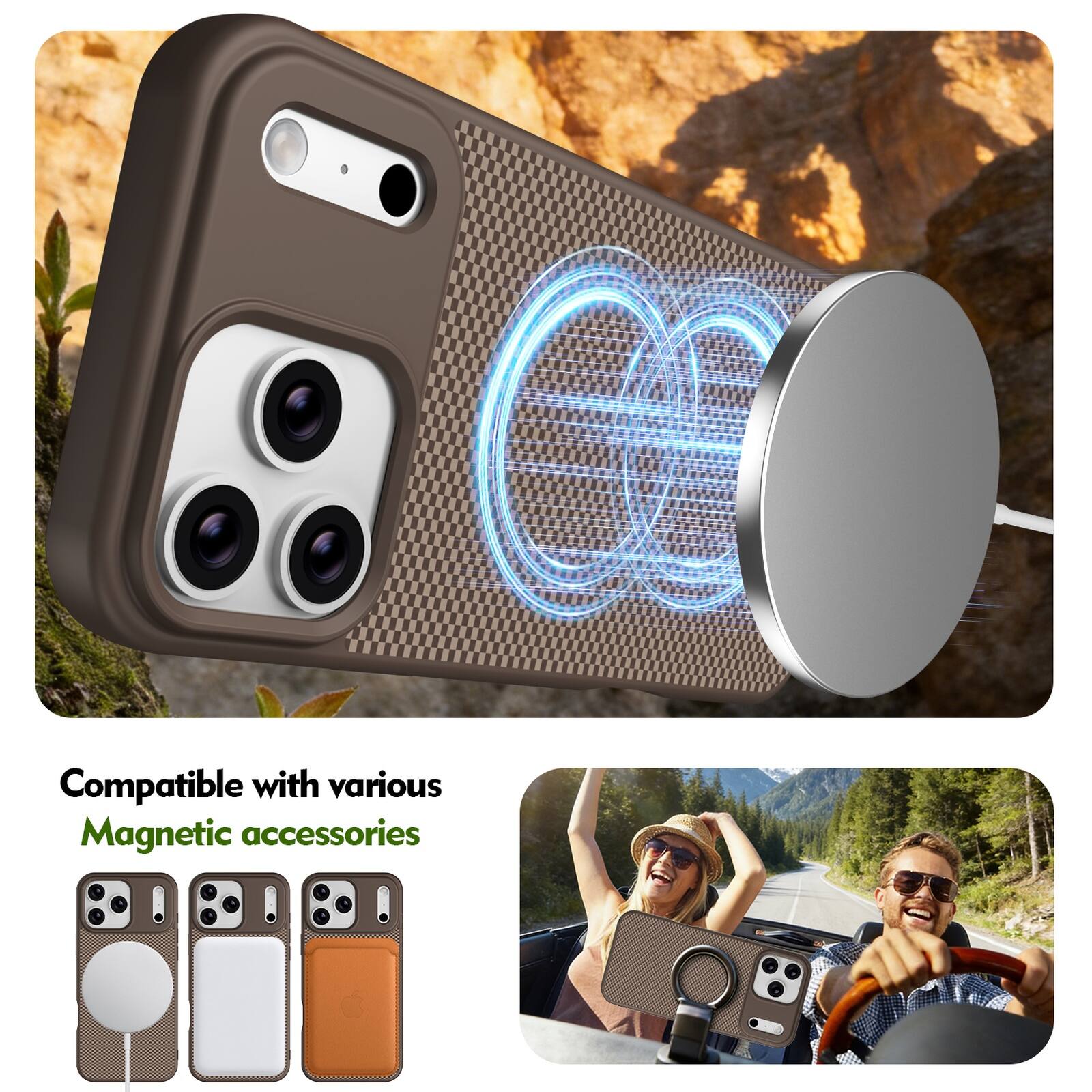 Compatible with various Magnetic accessories