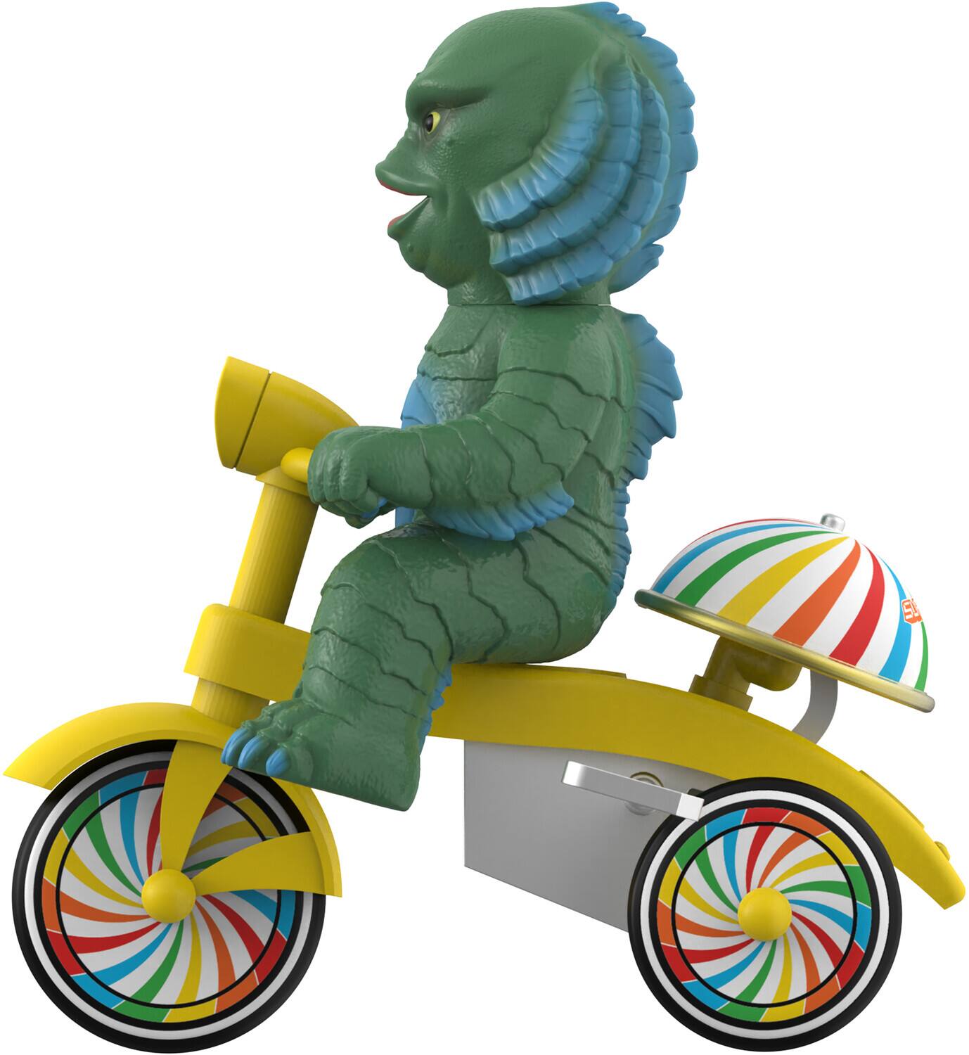Alt View 3. Super7 - Super7 - Universal Monsters Super Cycles - Creature from Black Lagoon (Dark Green with Yellow Trike) - Collectibles - Multicolor.