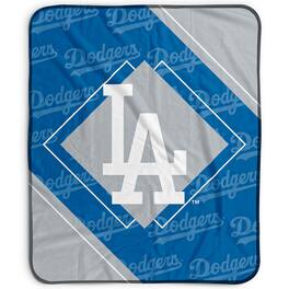 Pegasus - Los Angeles Dodgers 50" x 60" Diamond Logo Fleece Blanket - Multicolor