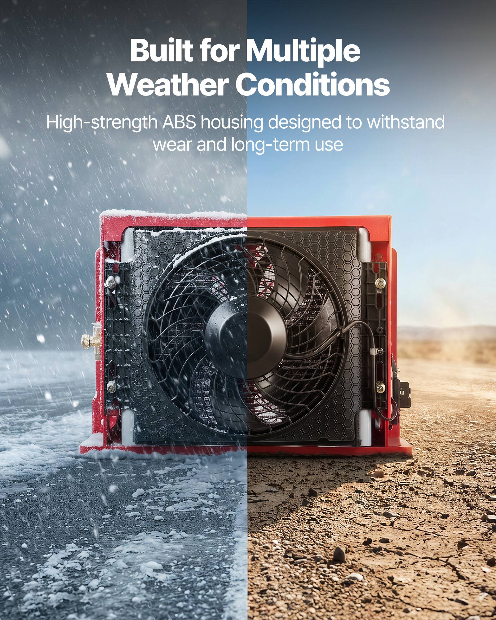 Built for Multiple Weather Conditions

High-strength ABS housing designed to withstand wear and long-term use