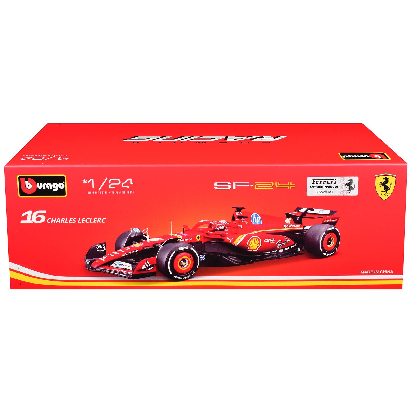 RACHEL VIAWUNS CODE I N 08/W adei b urago *1 124 EN.CHL 1LO ... FLUIE F Forrari SF-24 CPFL nnoe 584 A  16 CHARLES LECLERC aWS U - P7ITa Gtane - -. adddas - EU VO gd utondes CevA - Brda - - -  - MADE IN CHINA