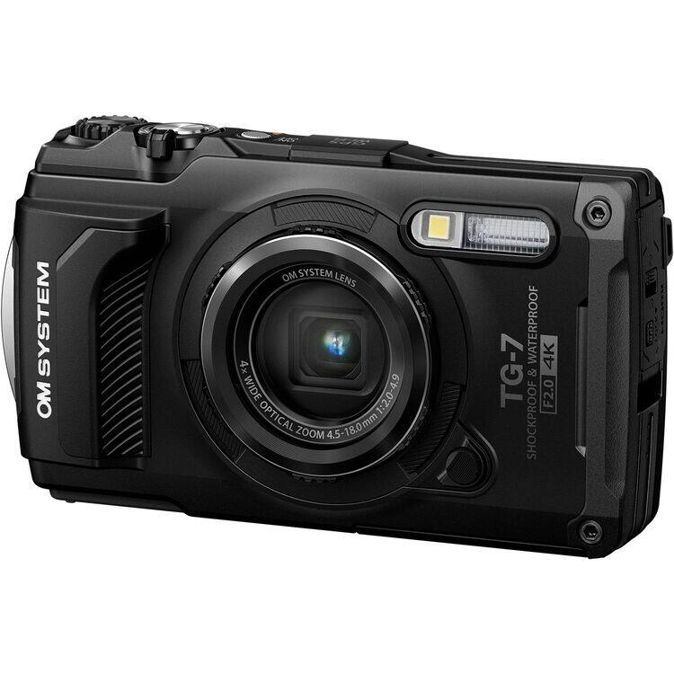 OM SYSTEM OM SYSTEM LENS 4x WIDE 4.9 45-180mm 1:2.0-4.9 OPTICAL ZOOM 4.5-18.0mm 4.5 WATERPROOF 4K TG-7 & F2.0 SHOCKPROOF
