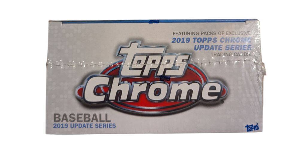 Topps Chrome  
Baseball  
2019 Update Series  

Featuring Packs of Exclusive 2019 Topps Chrome Update Series Trading Cards