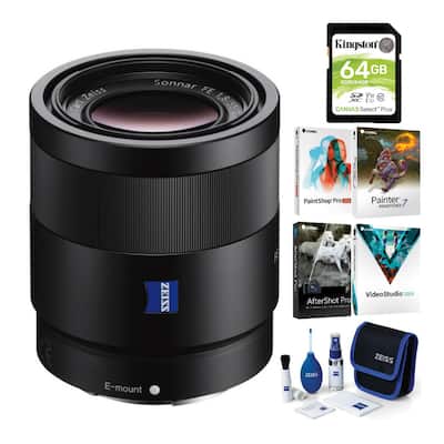Sony Sonnar T* FE 55mm F1.8 ZA Lens with Software Suite and Sony Sonnar T* FE 55mm F1.8 ZA Lens with Software Suite and