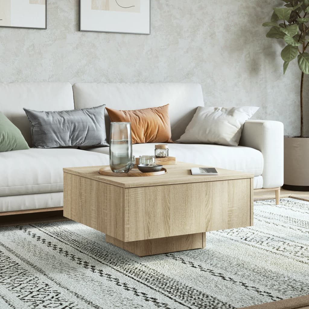 Alt View 2. Boyel Living - 23.6 x 23.6 x 12.4 in. Coffee Table Beige Engineered Wood Medium Durable - Beige.