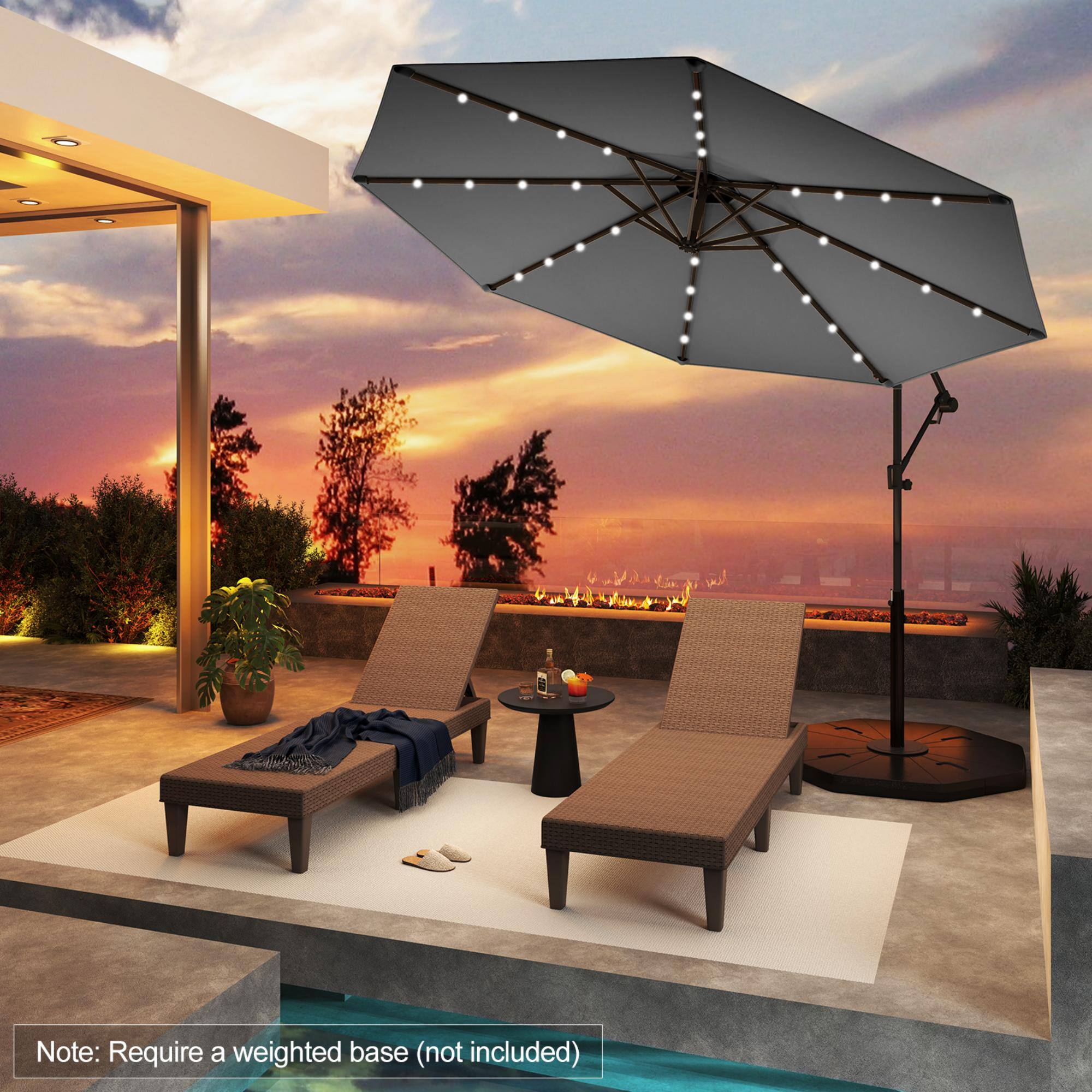 Note: Require a weighted base (not included)