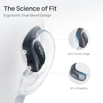 Shokz OpenFit Air Open Ear True Wireless Earbuds Black - Best Buy Shokz OpenFit Air Open Ear True Wireless Earbuds Black - Best Buy