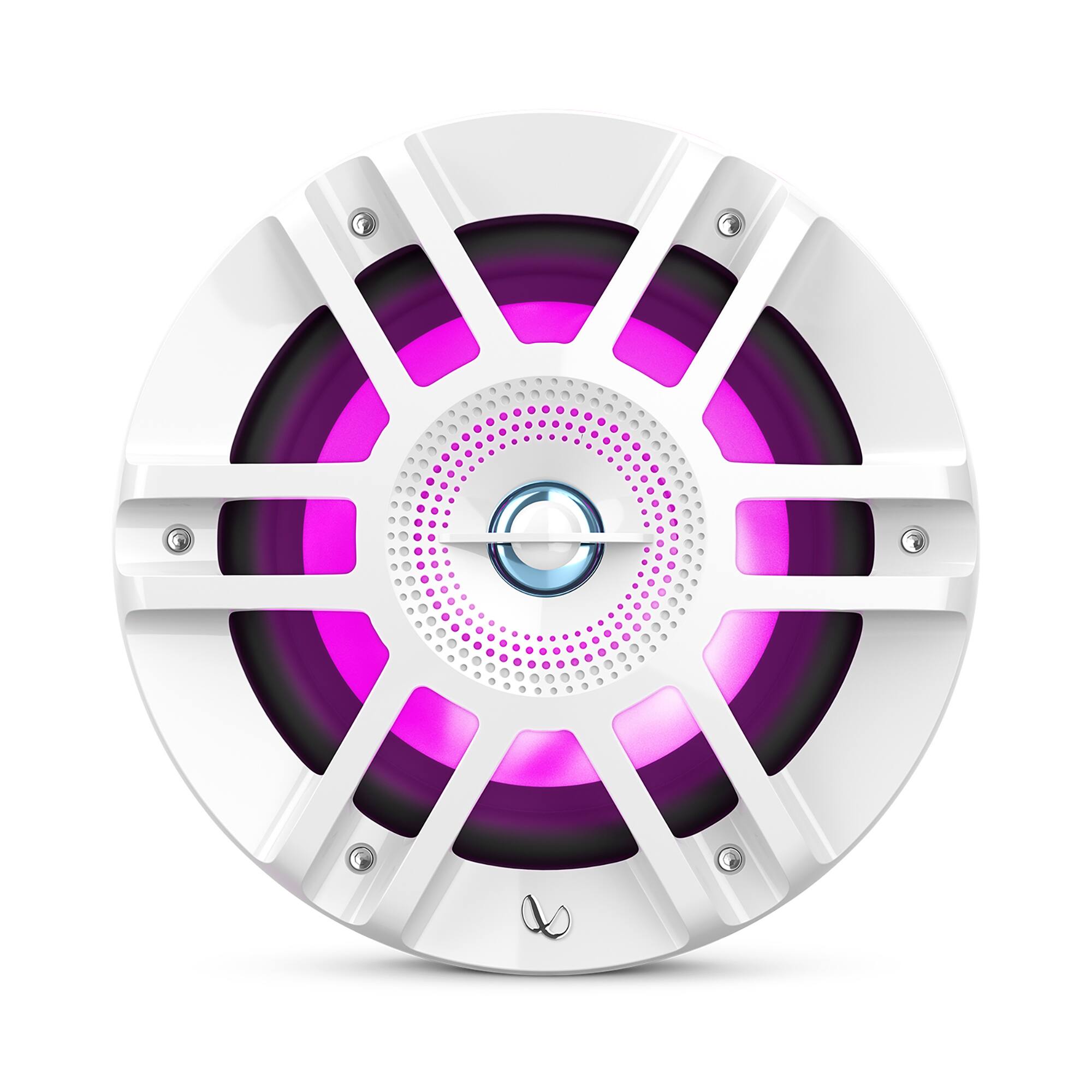 Alt View 4. Infinity - Infinity KAPPA6120MAM 6.5” Two-way Premium Marine Speaker / RGB Lighting - White - White.