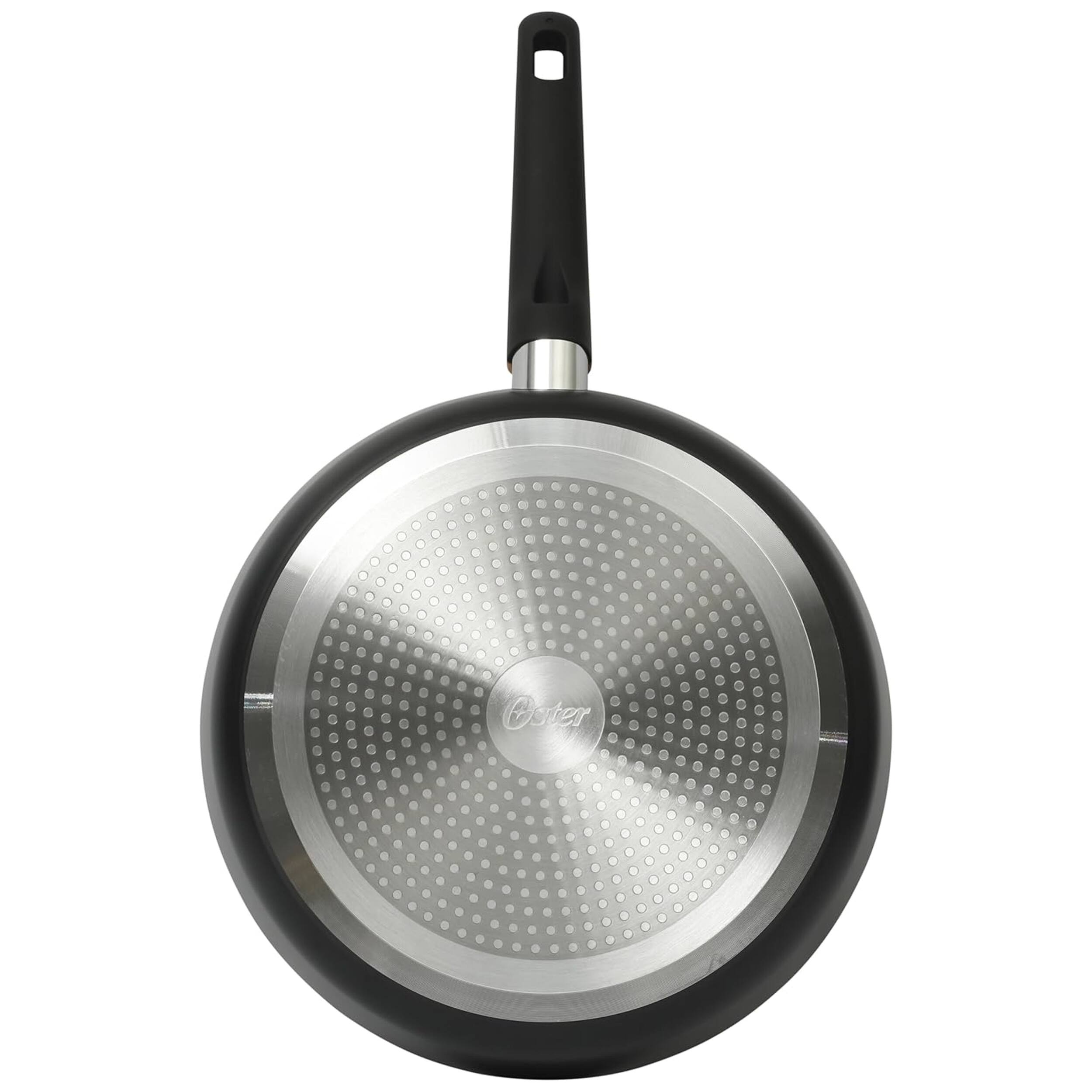 Alt View 2. Oster - Oster Oxburg 12 Inch Nonstick Aluminum Frying Pan in Black - Black.