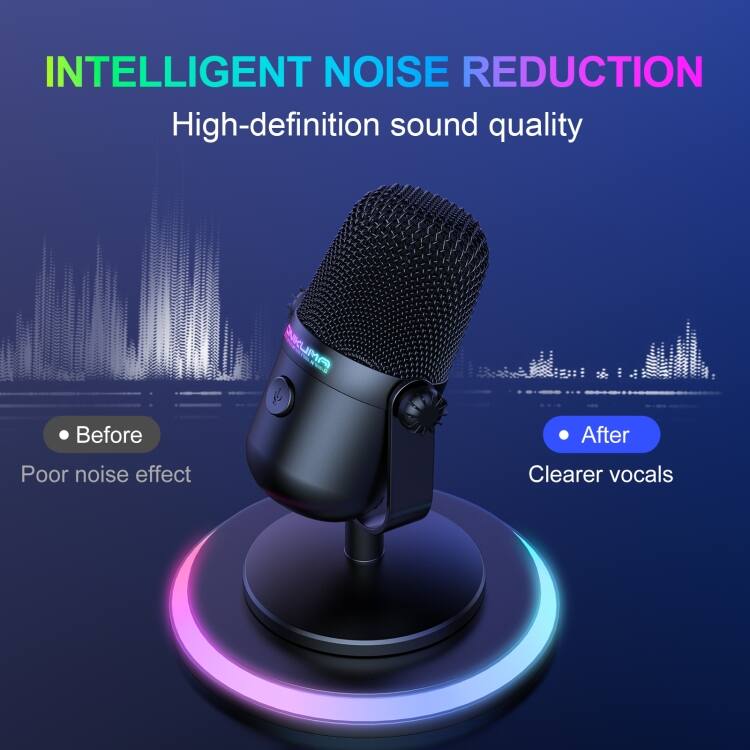 INTELLIGENT NOISE REDUCTION  
High-definition sound quality

Before  
Poor noise effect

After  
Clearer vocals