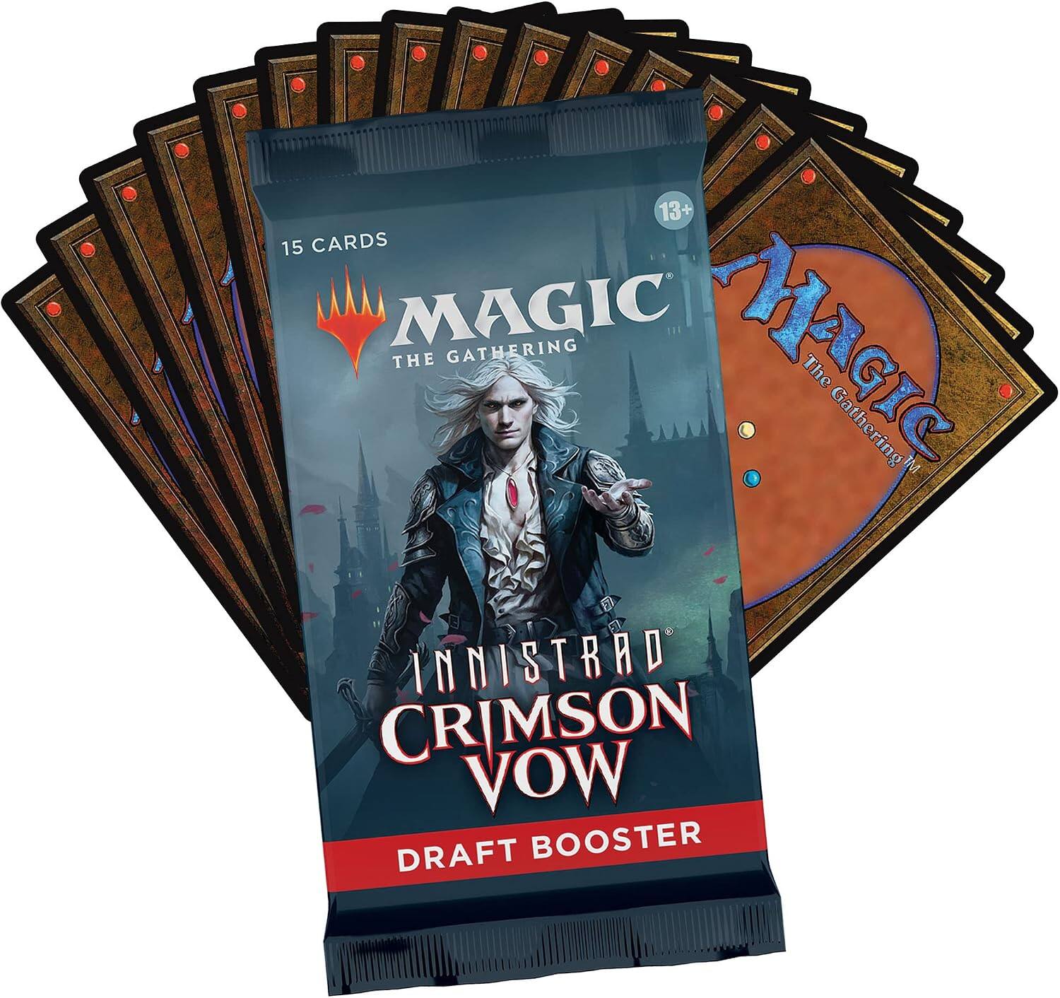 13+ 15 CARDS MAGIC THE GATHERING INNISTRAD CRIMSON VOW DRAFT BOOSTER